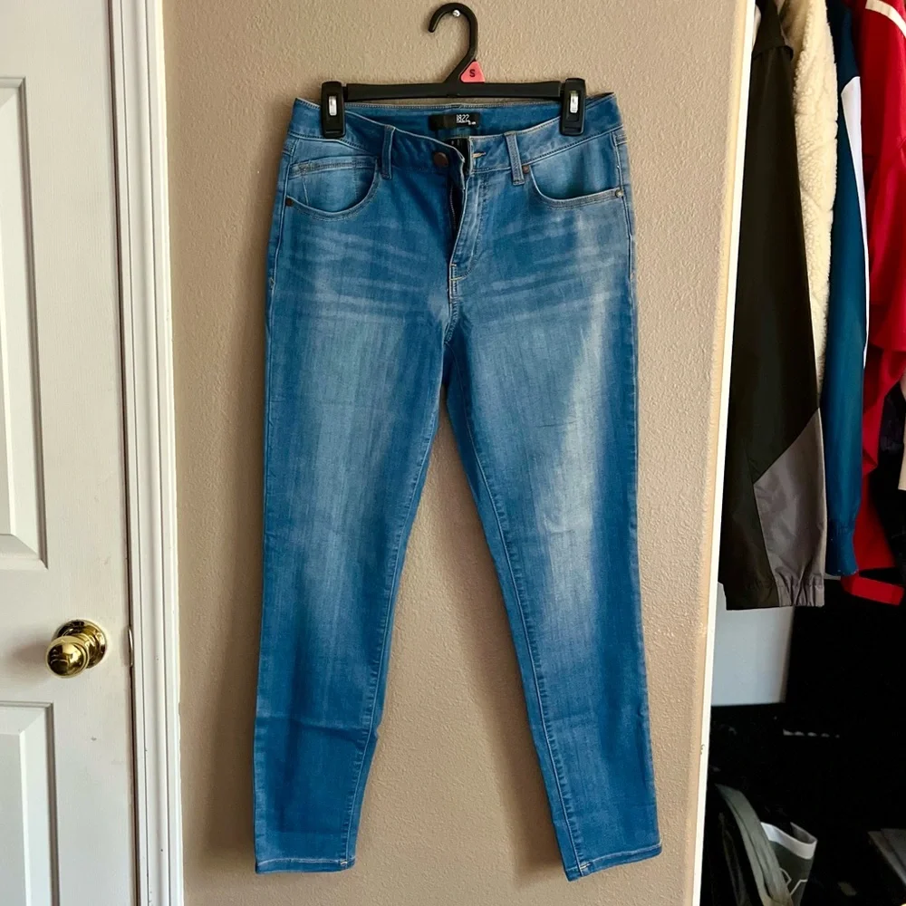 Sz 8 1822 Denim Blue Skinny Jeans - Picture 1 of 5